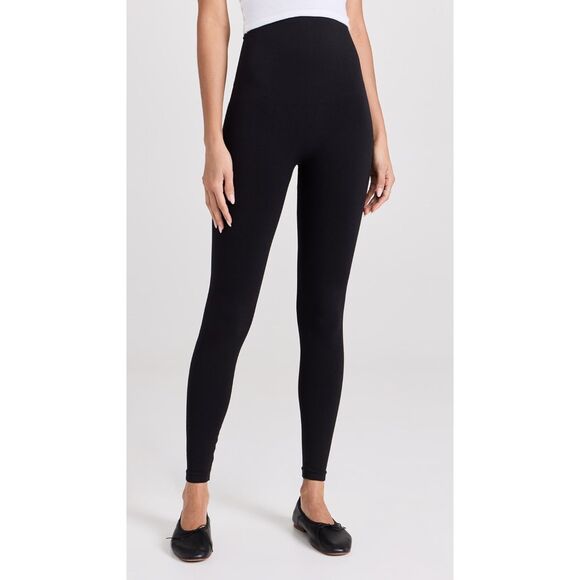 SPANX High Waisted Look at Me Now Seamless Leggings Black Full Length Size Large - Picture 6 of 12